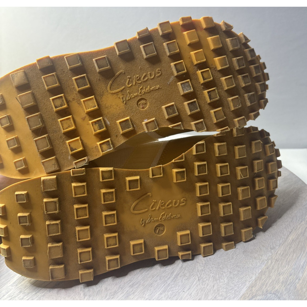 Circus NY by Sam Edelman Retro Running Sneakers Yellow White Speckled Sole Women - Picture 8 of 10